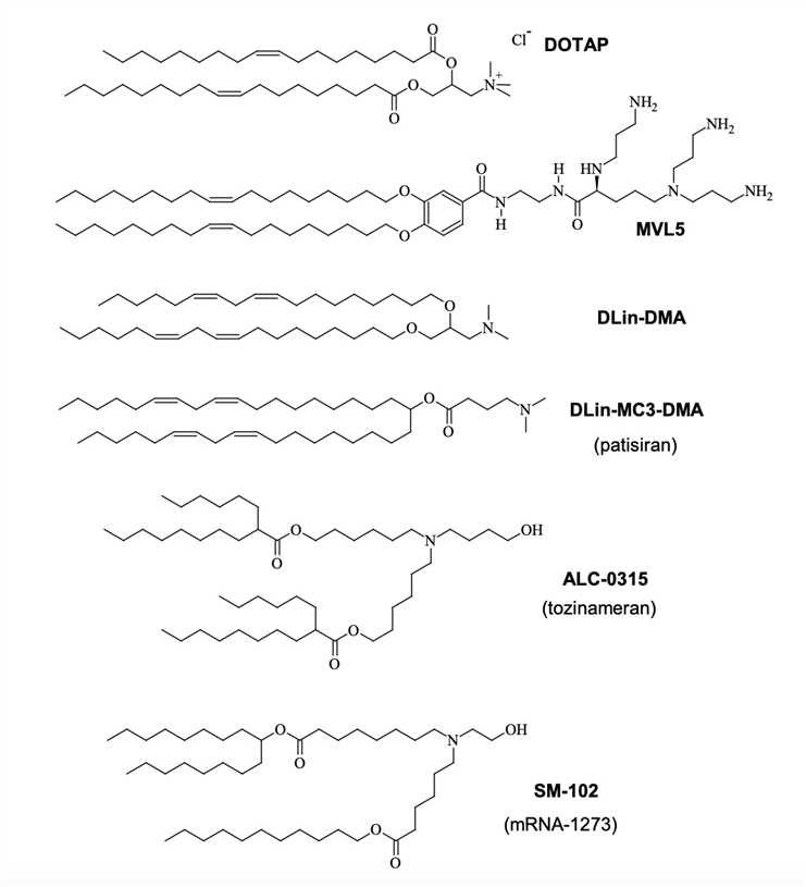 Types of Common Cationic Lipids. 
