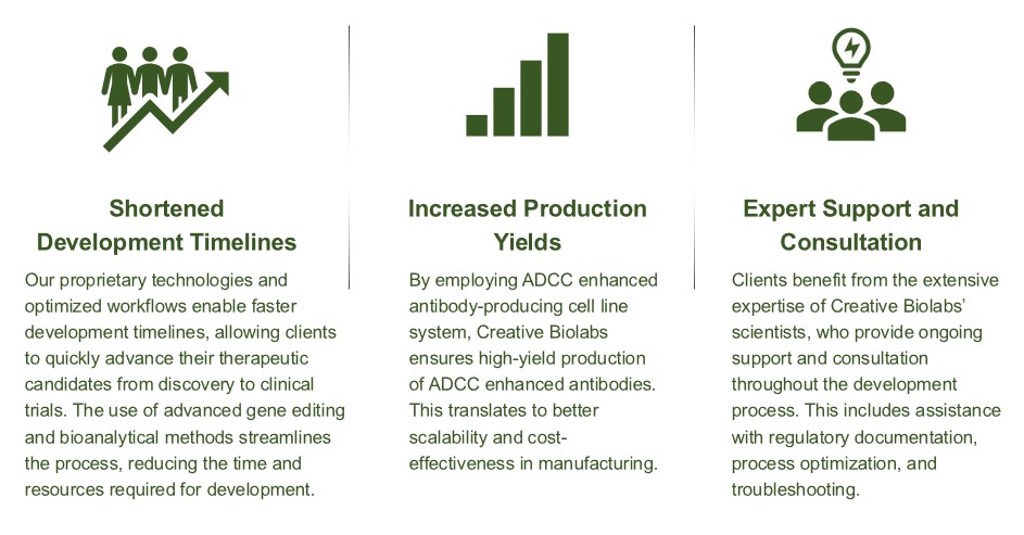 Fig.1 Service benefits. (Creative Biolabs Original)