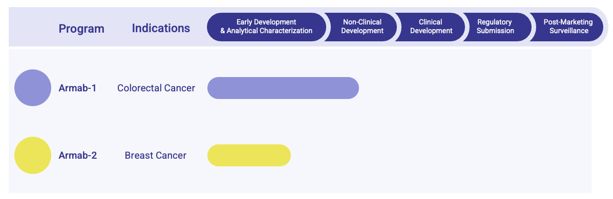 Fig.1 Arcitumomab Biosimilar Pipeline. (Creative Biolabs Original)