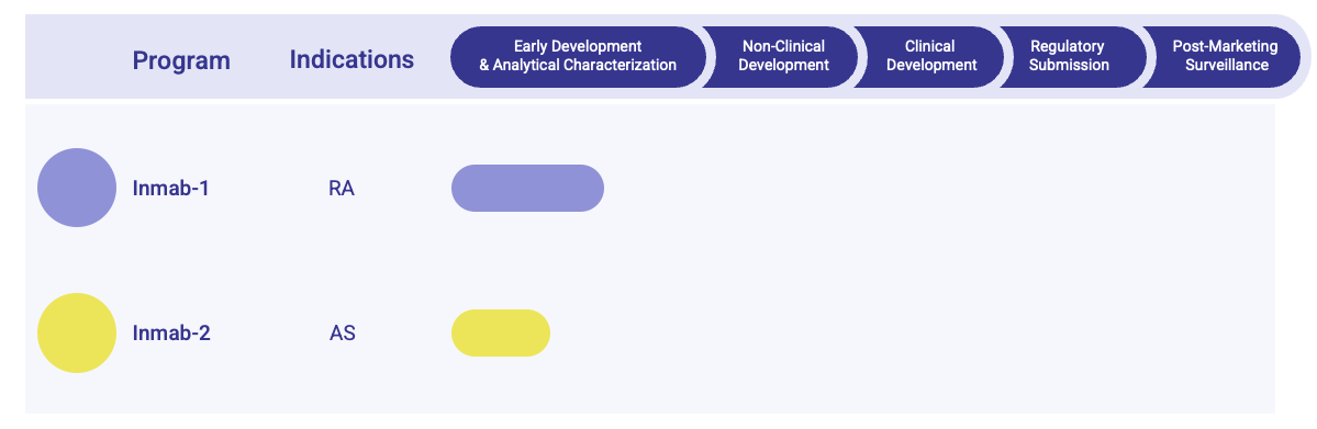 Fig.1 Infliximab Biosimilar Pipeline. (Creative Biolabs Original)
